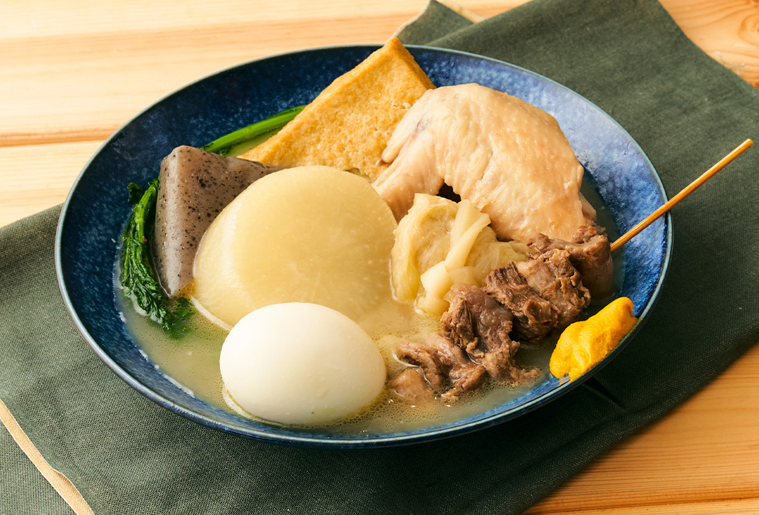 鶏だしおでん・麺